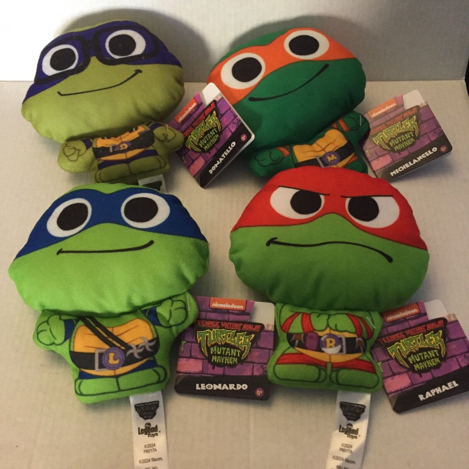 NEW TMNT Mutant Mayhem 5'' Plush Dolls