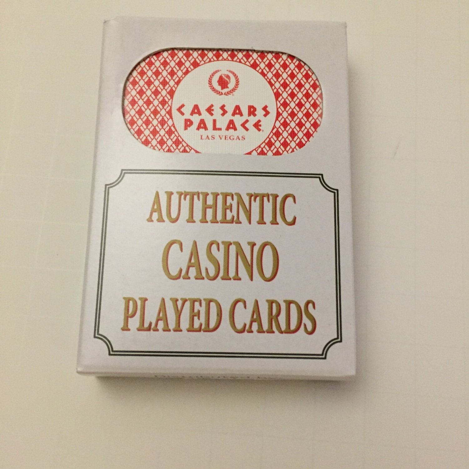 NEW Las Vegas Caesar's Palace Authentic Casino Played Cards