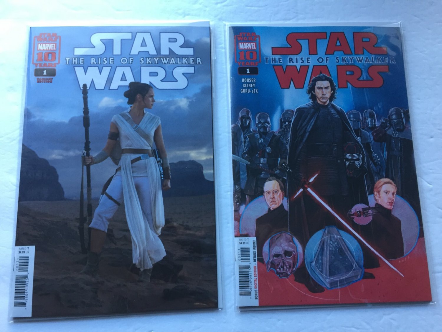 2025 Marvel Comics Star Wars The Rise of Skywalker Cover A & Variant #1