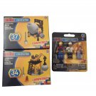 NEW Make It Blocks Construction Sets & Figures - 71 pieces & 3 Figures
