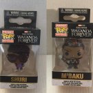 Marvel Studios Black Panther Wakanda Forever Shuri & M'Baku Pocket Pop Keychains