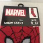 NEW Marvel Spider-Man Unisex Crew Socks Size 9-13