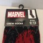 NEW Marvel Spider-Man Unisex Crew Socks Size 9-13