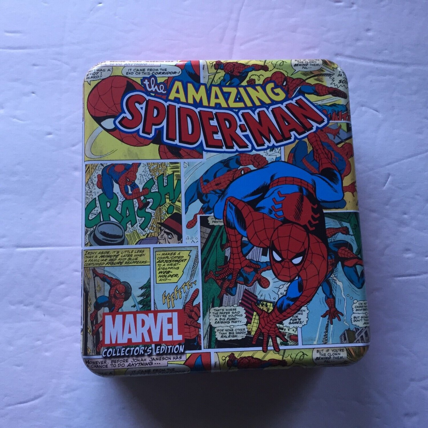 New Amazing Spider-Man Tri-Fold Wallet in Collector's Tin