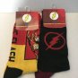 NEW DC The Flash Unisex Crew Socks Size 10-13