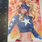Marvel Comics Star Girl 5''x7'' Mini Print Signed by Artist Dawn McTeague
