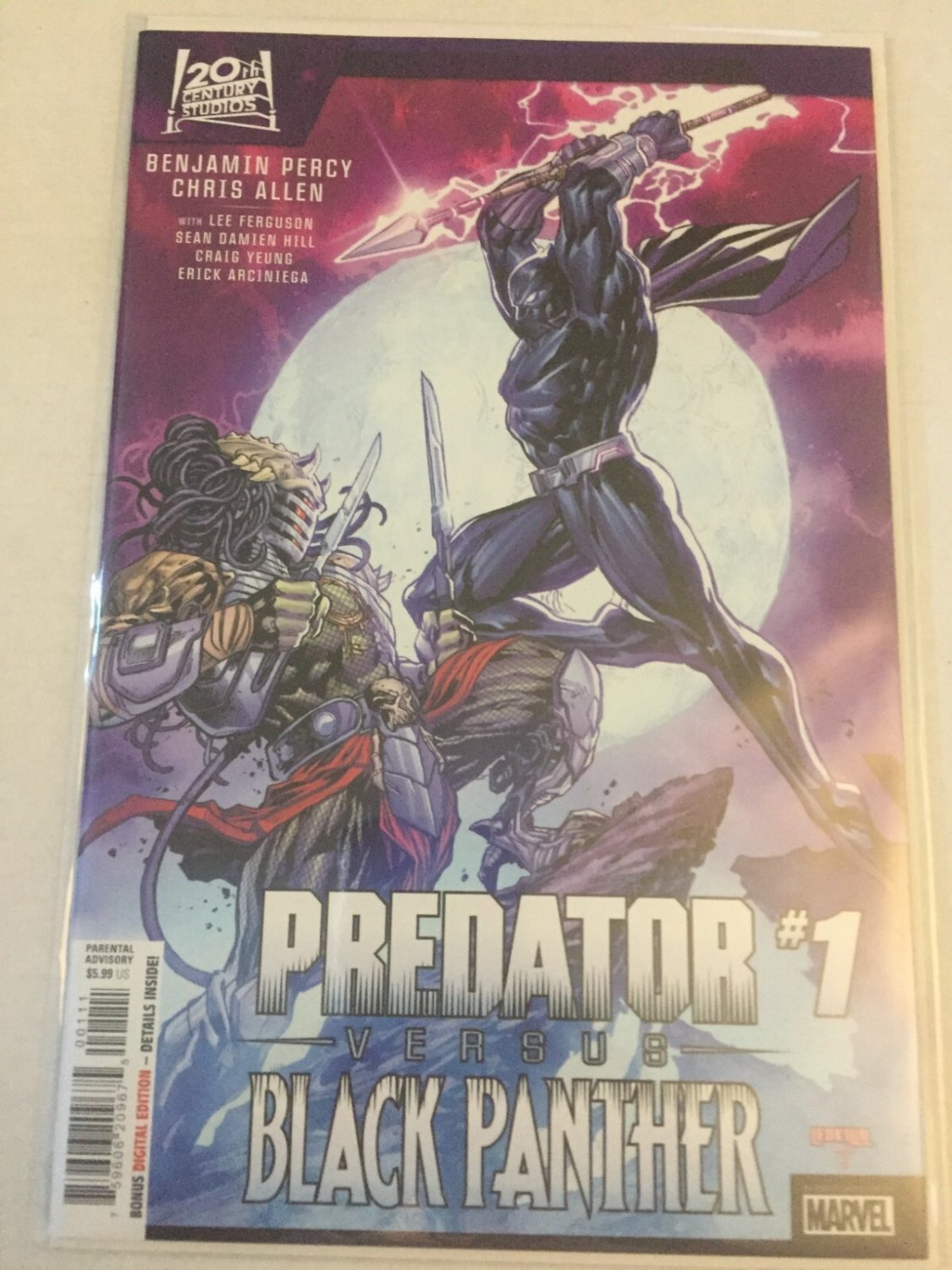 2024 Marvel Comics Predator versus Black Panther #1