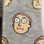 NEW Rick & Morty Unisex Crew Socks Shoe Size 6-12