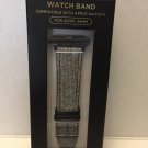 NEW American Exchange Mens PU Leather Strap for Apple Watch 42mm & 44mm, Grey/ NEW American Exchange Mens PU Leather Strap for Apple Watch 42mm & 44mm, Grey/