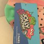 NEW Ad Icons Jolly Ranchers 2 Pairs Low cut Socks - Size 10-13
