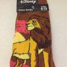 NEW Disney Lion King Crew Socks Shoe Size 6-13