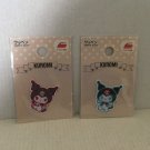 Two NEW Sanrio Kuromi 1.25'' Mini Patches Two NEW Sanrio Kuromi 1.25'' Mini Patches
