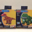 NEW Make it Blocks T-Rex & Triceratops - 66 pieces
