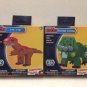 NEW Make it Blocks T-Rex & Triceratops - 66 pieces