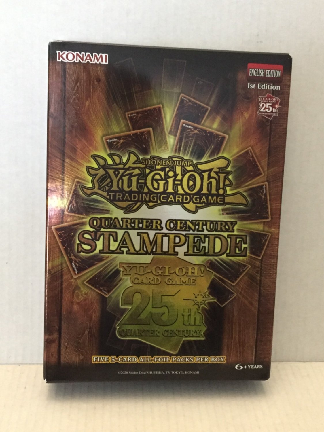 New Yu-Gi-Oh! Trading Card Gamez: Quarter Century Stampede Box - 25 Foil Cards