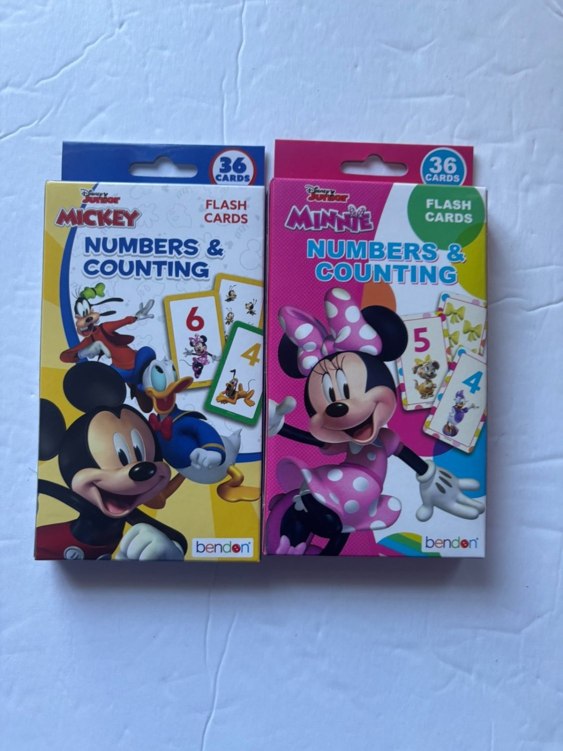 NEW Disney Mickey & Minnie Numbers & Counting Cards - 72 Cards