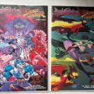 2025 Udon Comics Darkstalkers x Street Fighter Blood Throne Cover A & B #1 2025 Udon Comics Darkstalkers x Street Fighter Blood Throne Cover A & B #1