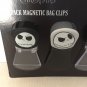 NEW Disney Nightmare Before Christmas 3 Pack Magnetic Bag Clips