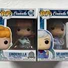 NEW Disney Cinderella & Fairy Godmother Funko Pop Figures