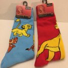 NEW Disney Lion King Unisex Crew Socks Size 6-12