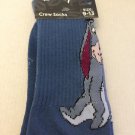 NEW Disney Winnie the Pooh Eeyore Unisex Crew Socks Size 9-13