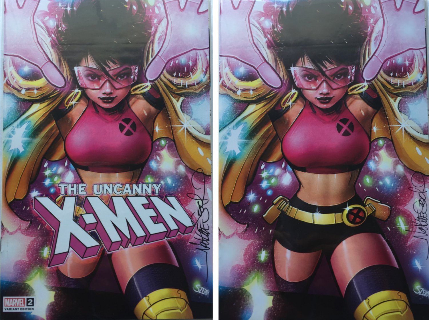 2024 Marvel Comics Uncanny X-Men Nathan Szerdy Jubilee Variant & Virgin Variant