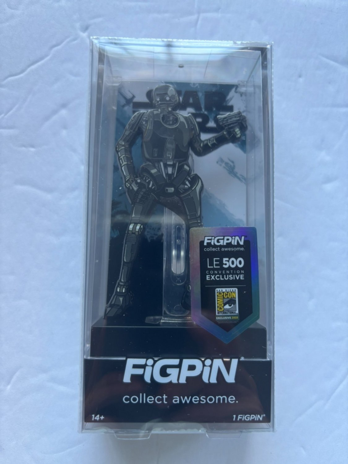 2025 SDCC Star Wars K-2SO Exclusive Figpin #2106 LE 500