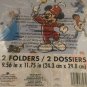NEW Disney Mickey Mouse Disney 100 2 Pack 11x9 Pocket Folders
