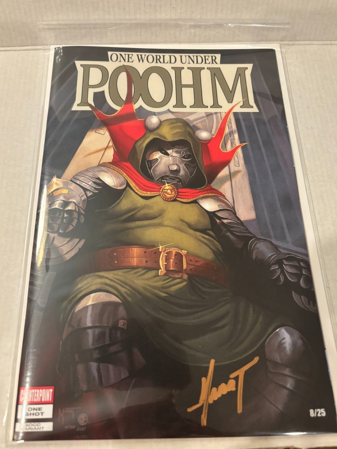 2025 SDCC Exclusive Counterpoint Comics Do You Pooh One World Under Poohm Signed
