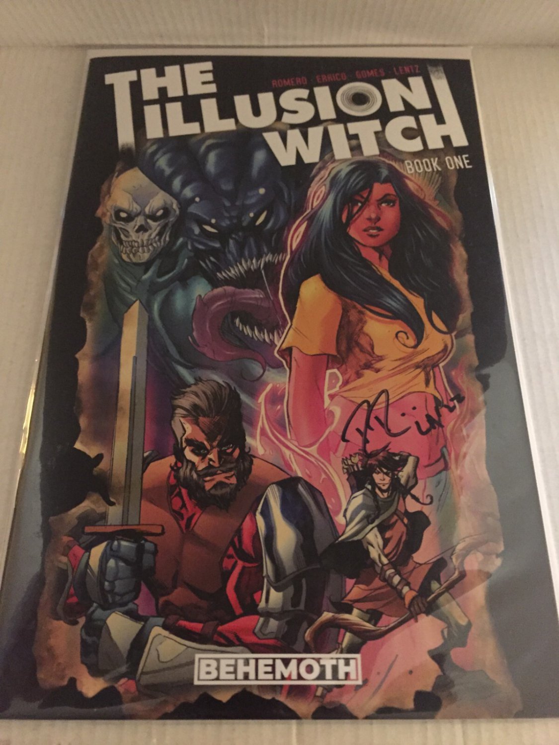 2022 Behemoth Comics The Illusion Witch Cover A Signed Ruben Romero