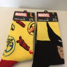 NEW Marvel X-Men & Wolverine Yellow Unisex Crew Socks Size 9-13 NEW Marvel X-Men & Wolverine Yellow Unisex Crew Socks Size 9-13