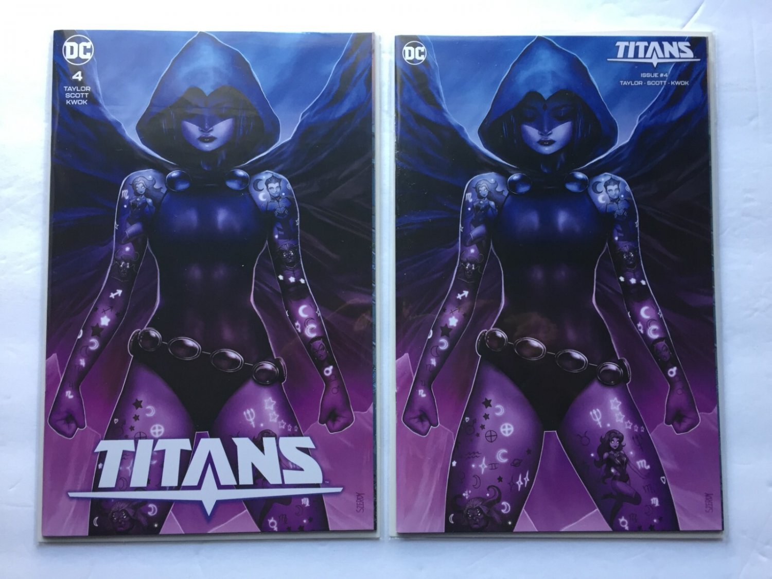 2023 DC Comics Titans Nathan Szerdy Raven Trade & Minimum Variant #4