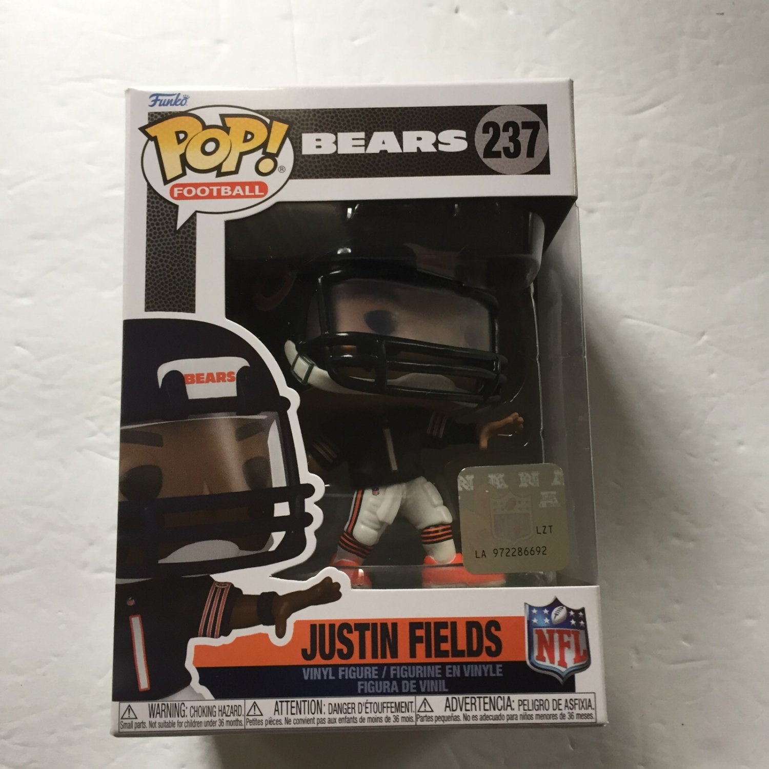 NEW NFL Chicago Bears Justin Fields Funko Pop Figure #237