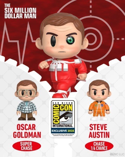 NEW 2025 SDCC Steve Austin Six Million Dollar Man Thrilljoy Pix Figure Limited