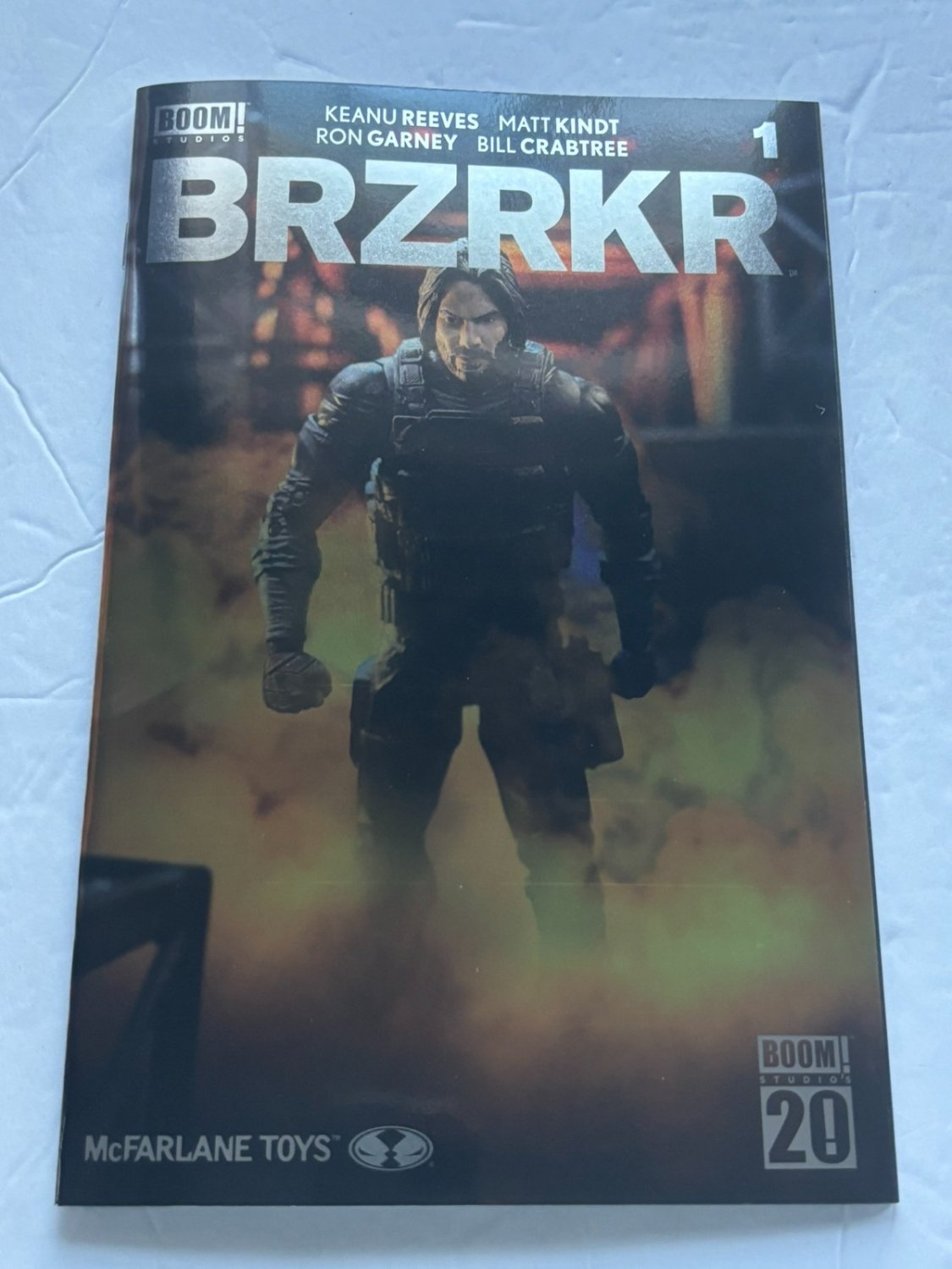2025 SDCC Boom Studios BRZRKR McFarlane Figure Foil Variant #1
