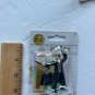 NEW Harry Potter Hermoine Granger & Ron Weasley 3'' Figures + Mini CArds