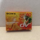 NEW Sony Mini DV Premium Camcorder Digital Video Cassette 60 Min NEW Sony Mini DV Premium Camcorder Digital Video Cassette 60 Min