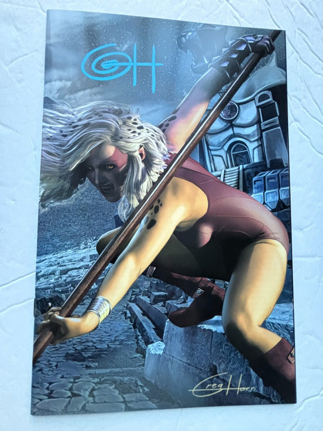 2024 Dynamite Comics Thundercats Greg Horn Cheetara Virgin Variant #1 Signed