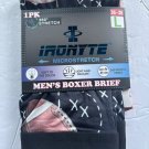 NEW Ironyte Microstretch Football Pattern Men's Medium (36-38) Men's Boxer Brief