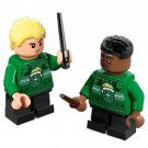 NEW Harry Potter Draco Malfoy & Blaise Zabnini Slytherin Holiday Sweater Minifig