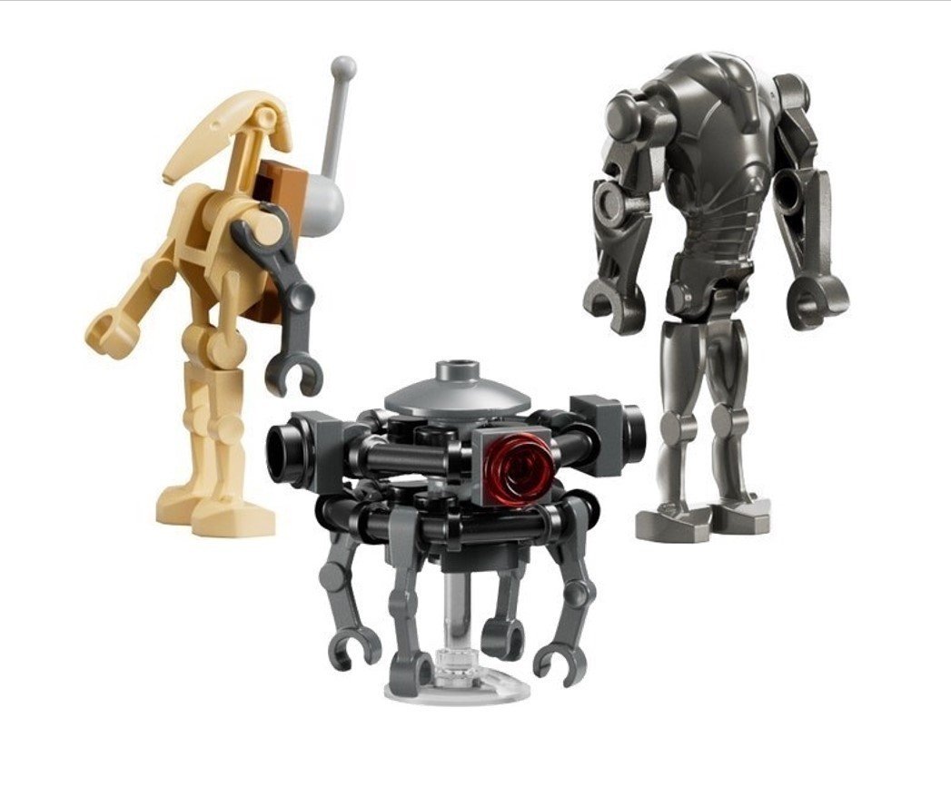 NEW Star Wars Lego Battle Droid Super, Battle Droid & Probe Droid Minifigures