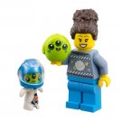 NEW City Lego Holiday Sweater Girl and Baby Alien Minifigures