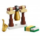 NEW Disney Frozen Lego Arendelle Bell & Mini Saxaphone & Keyboard Microsets