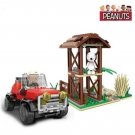 NEW Peanuts Jungle Adventure Snoopy & Charlie Brown Watchtower Building Set