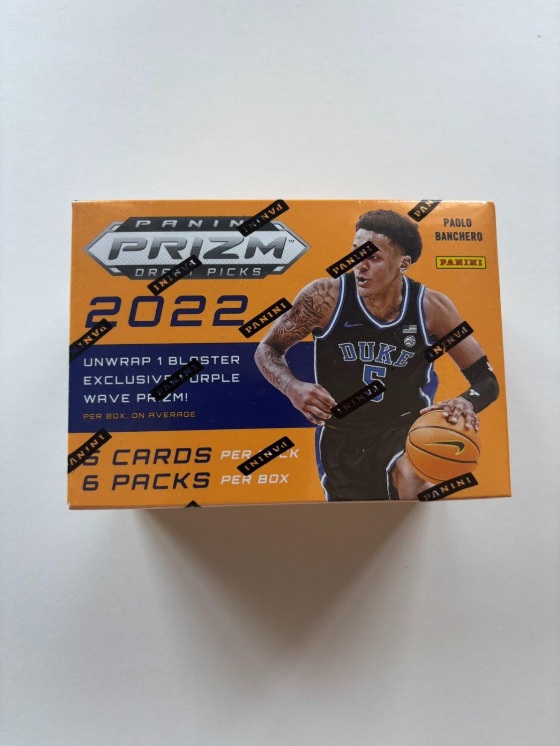 NEW 2022 Panini NBA Prizm Draft Picks Basketball Trading Card Blaster Box - 30 T