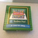 NEW Party Coaster Game Night - 8 Games - 30 Coaster Cards