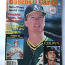 July 1989 Baseball Cards Magazine - Mark McGwire Cover + 6 Uncut Insert Cards