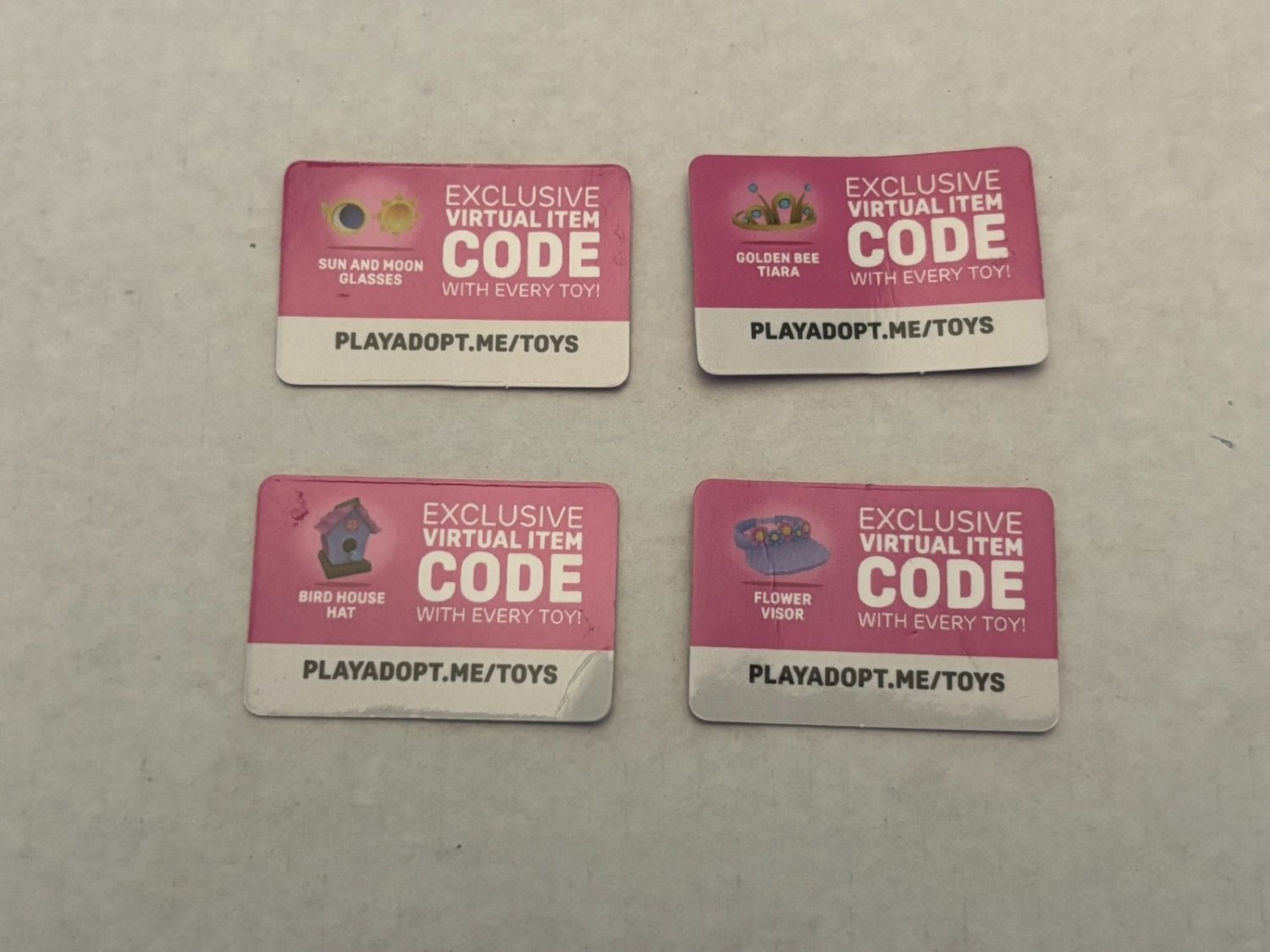 4 NEW Adopt Me Pets Exclusive Virtual Item Redemption Codes (Will Message)