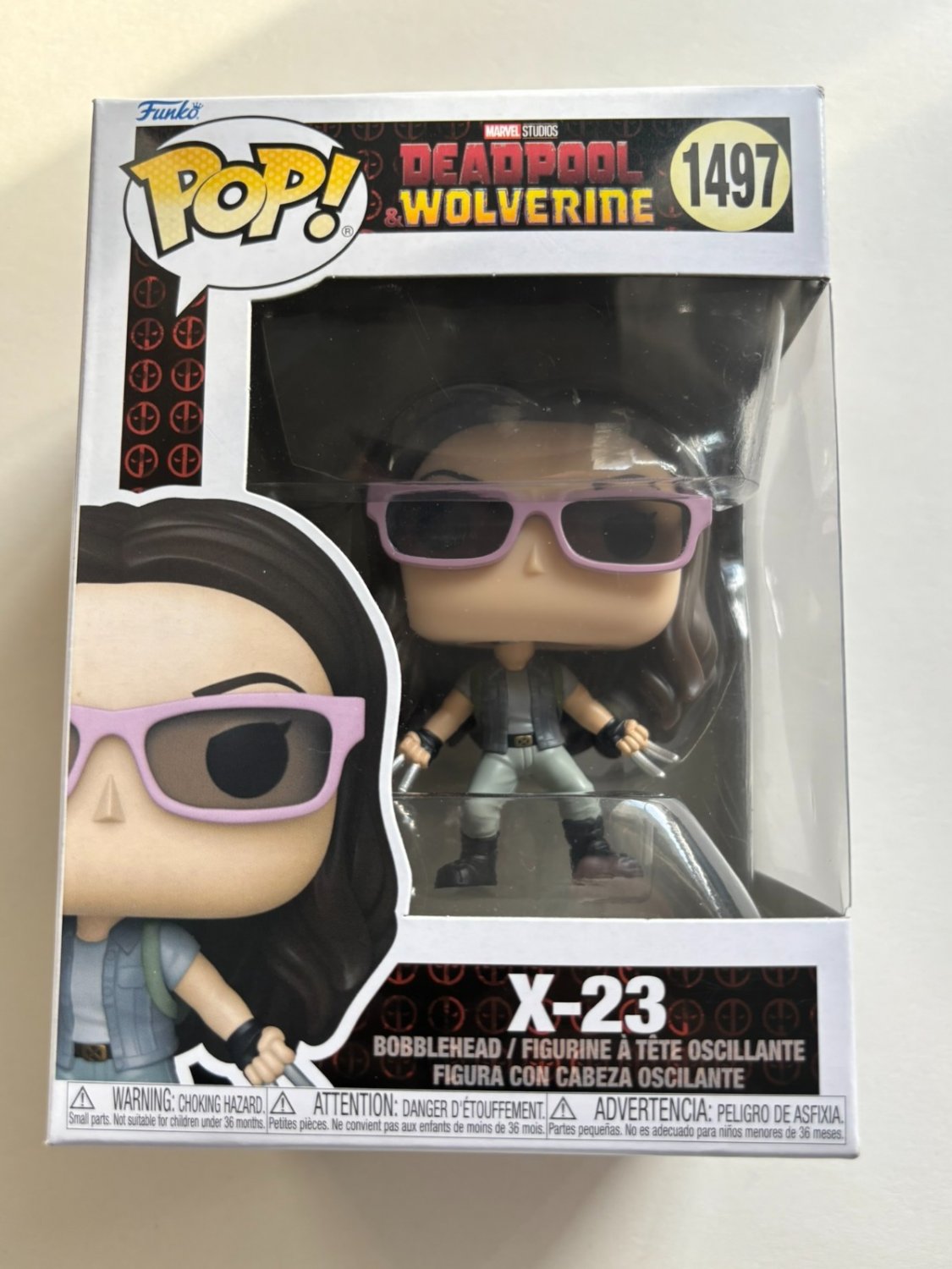 NEW Marvel Deadpool & Wolverine X-23 Funko Pop Figure #1497