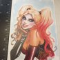 DC Comics Arkham Harley Quinn 5''x7'' Mini Print Signed by Artist Dawn McTeague